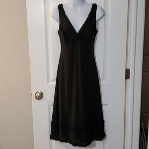 Nicole Miller Black Silk Dress
